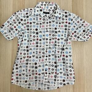 Burberry Black Label Button Up Short Sleeve Shirt